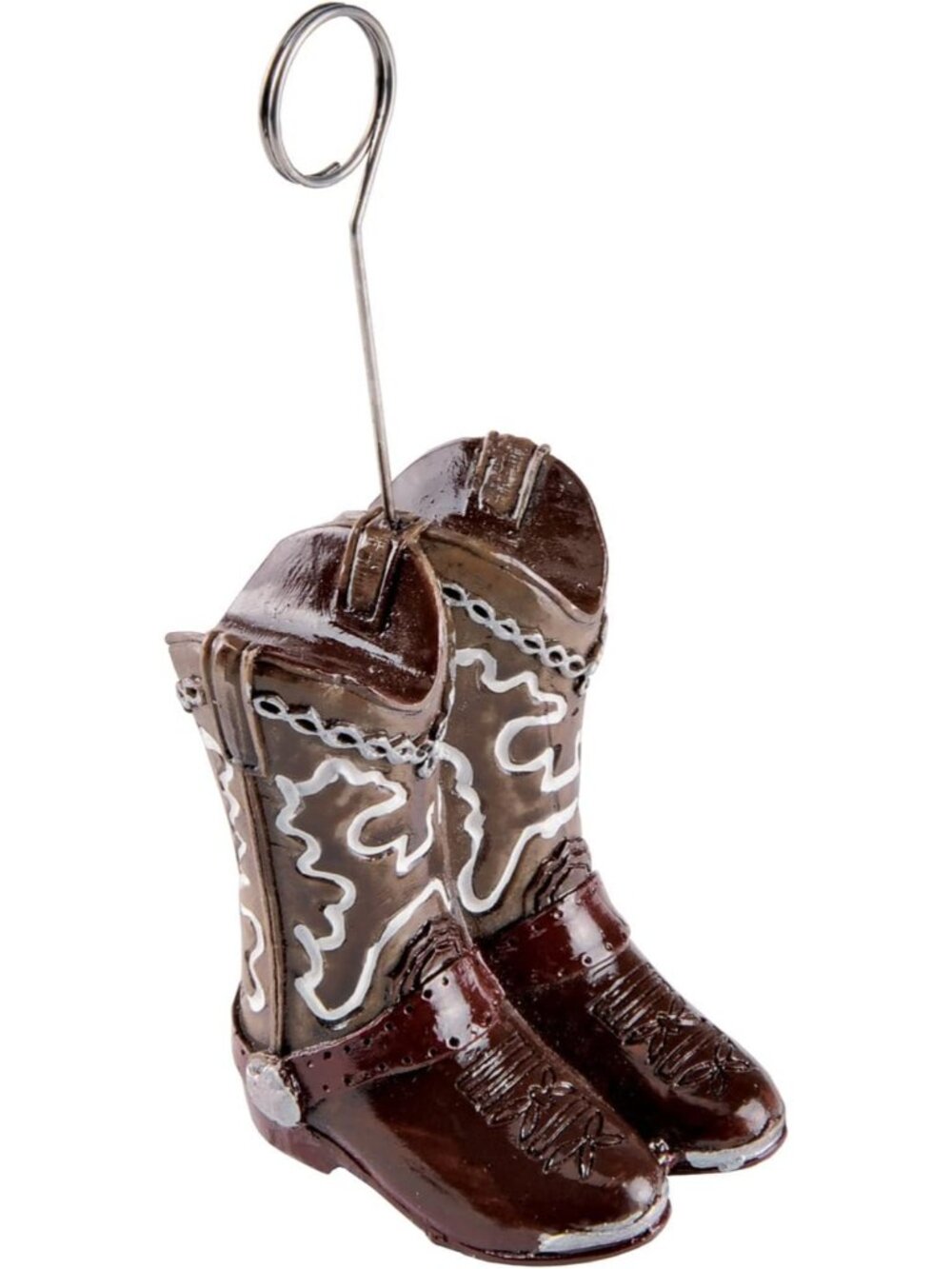 Cowboy Boots Photo/Balloon Holder Party Accessory 1 count